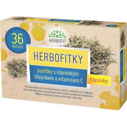 GALMED Herbofitky s islandským lišejníkem a vit.C 36ks